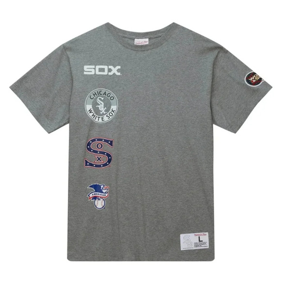 Mitchell & Ness City Collection SS Tee Chicago White Sox Gray Heather Size Large - Picture 1 of 12